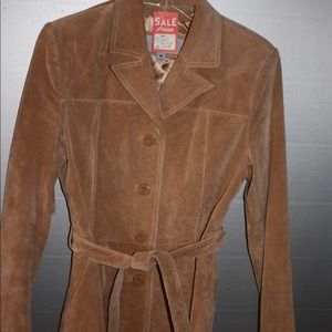Vintage Wilson Leather Maxima Suede Belted Jacket